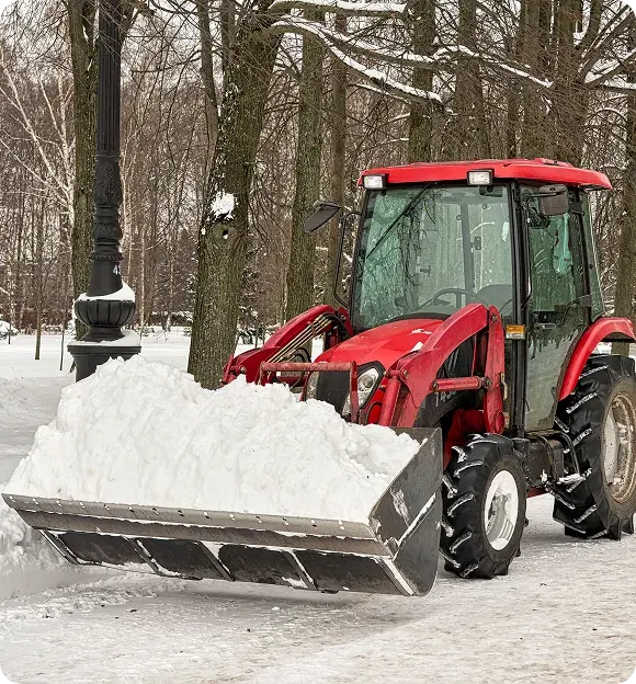 Snow removal and property maintenance