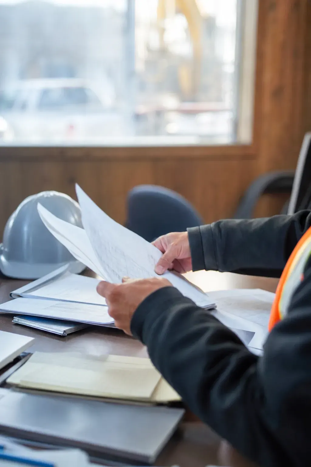 Checking subcontractor paperwork