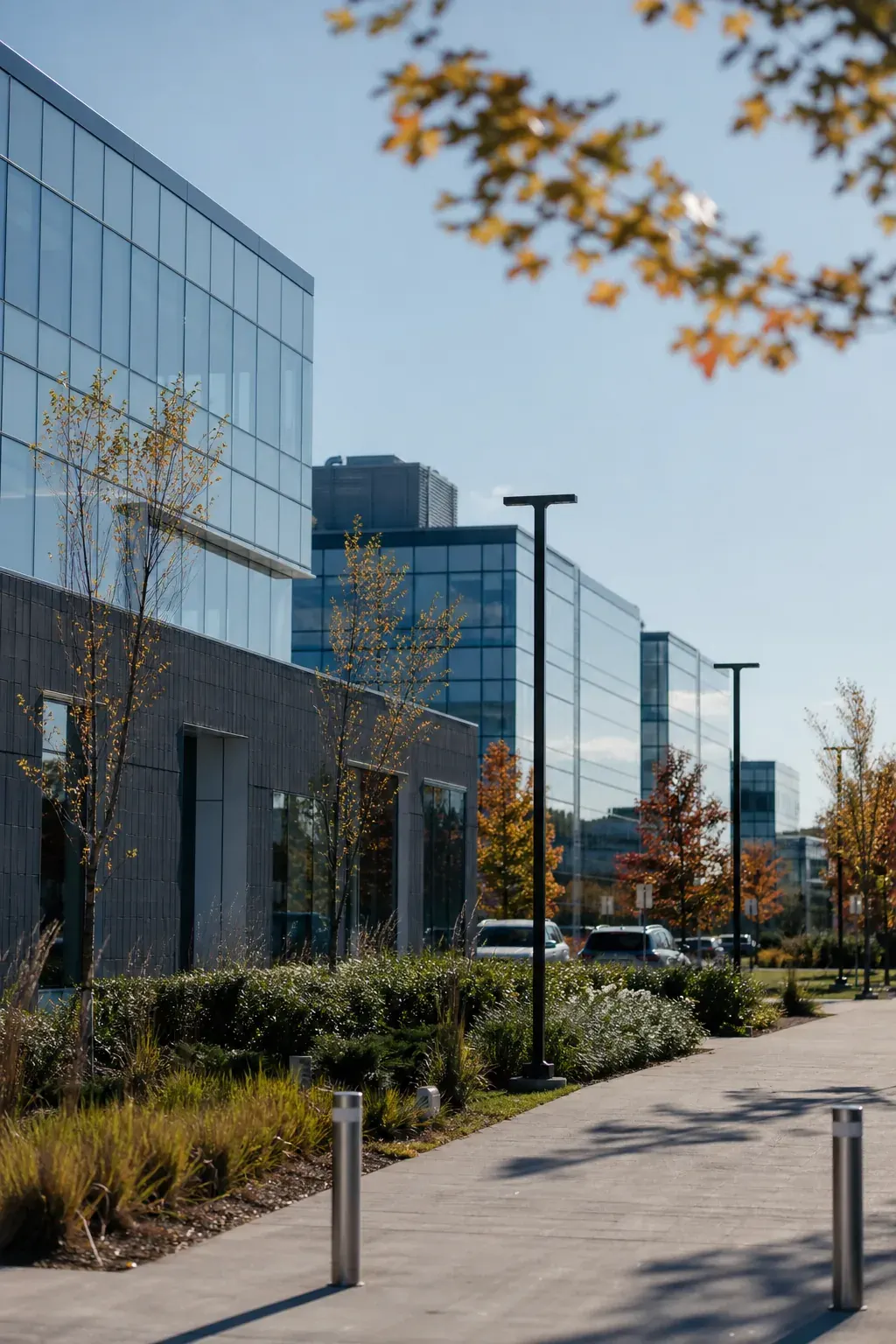 Modern tech office campus in the GTA