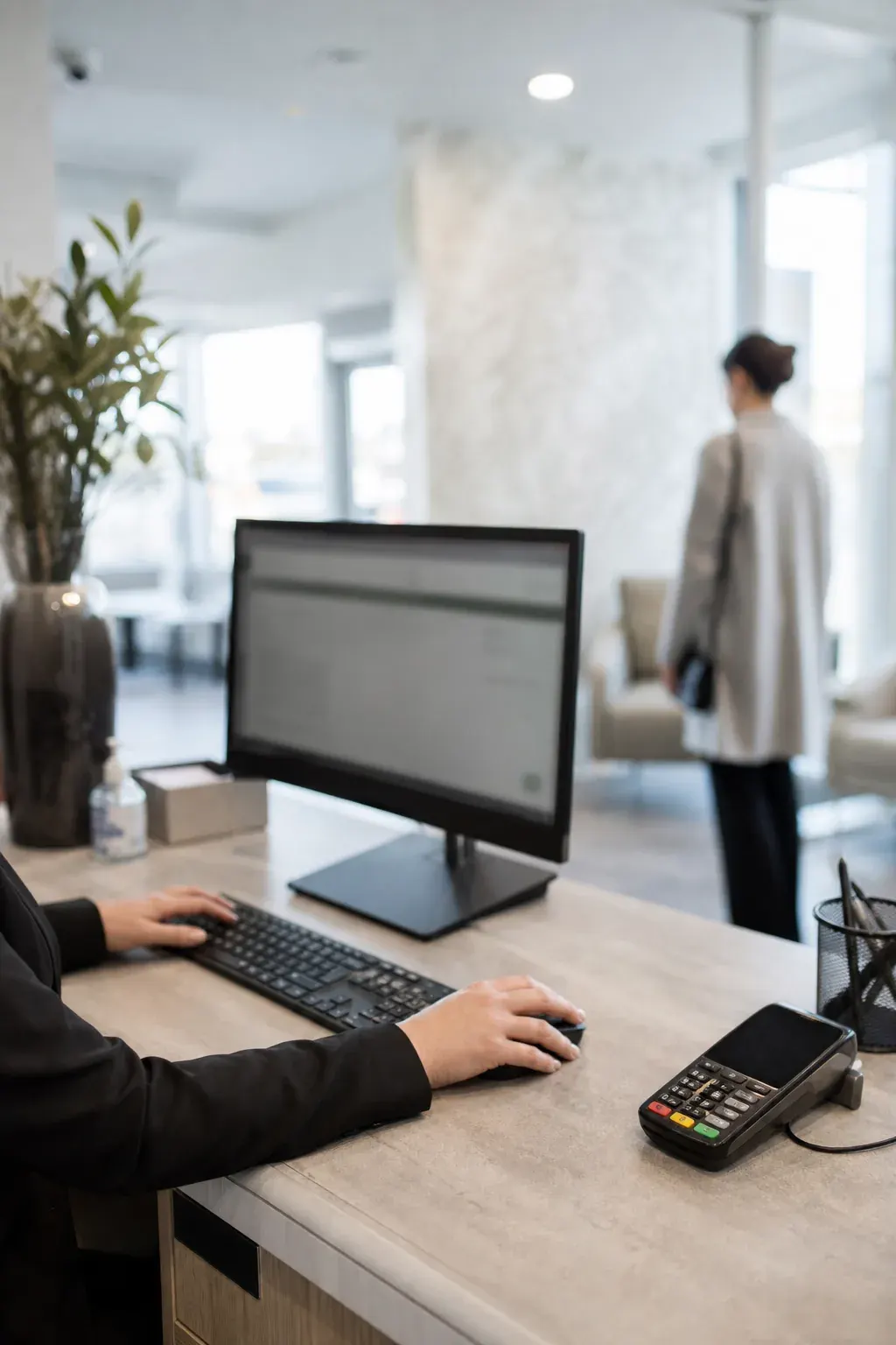 Clinic front desk