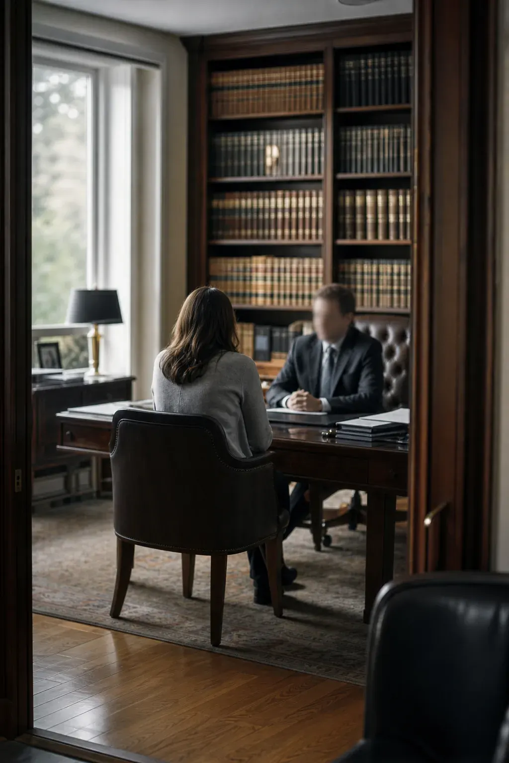 Business owner meeting with a lawyer